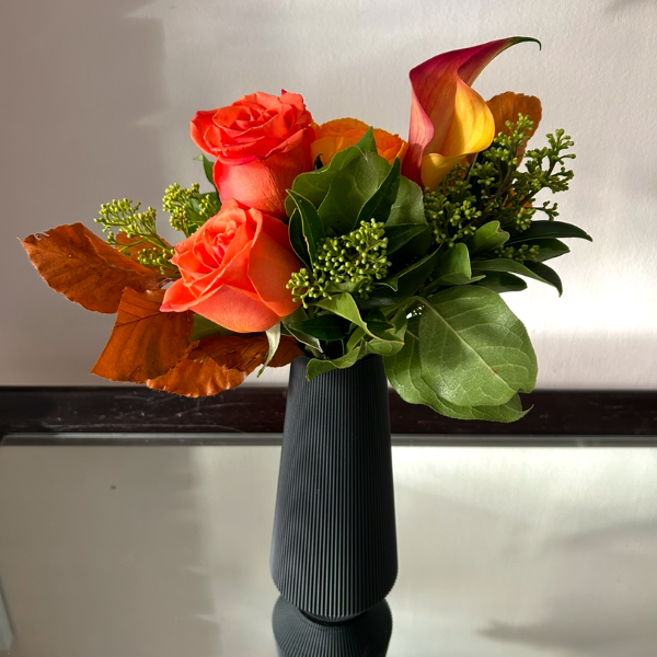 BLACK 3D PRINTED VASES + PLANTER SERIES