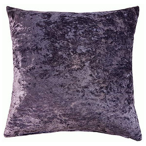 PURPLE CRUSHED VELVET PILLOW