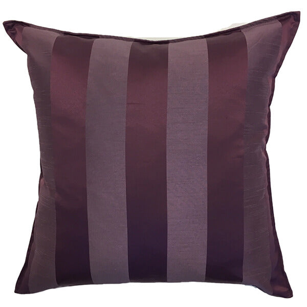 PURPLE TONE ON TONE STRIPE PILLOW